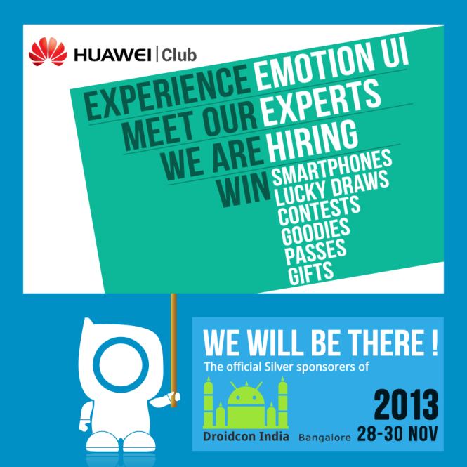 Huawei Club Sponsored Droidcon Event