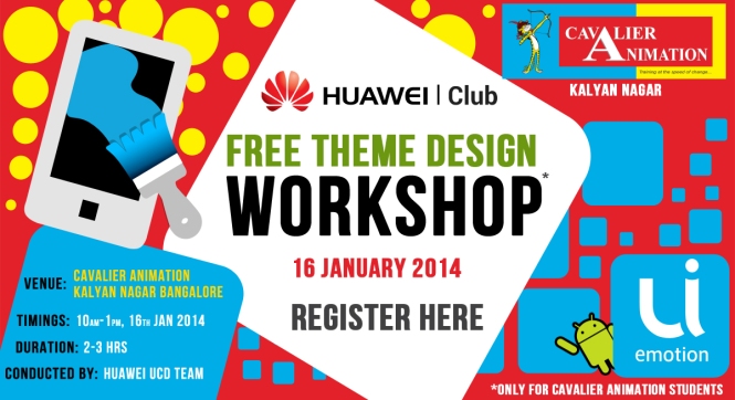 Huawei Club Coming to Cavalier Animations Bangalore
